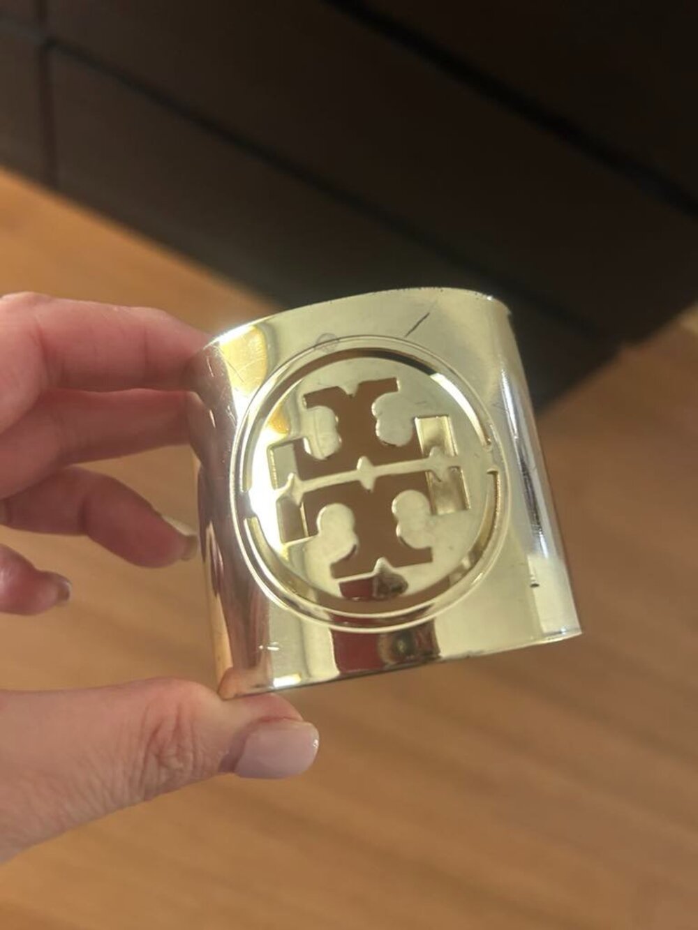 Fashion Design Gold-Tone Cuff Bracelet
